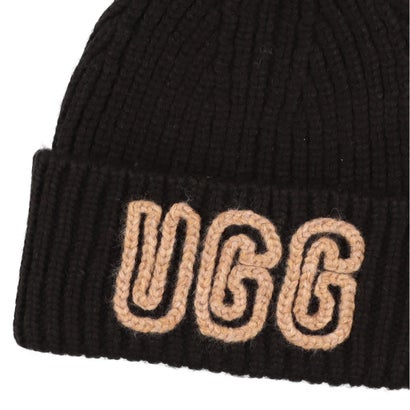 UGG U CHUNKY CRAFTED RIB BEANIE - BLK【102345-BLK 】 （BLK）｜詳細画像