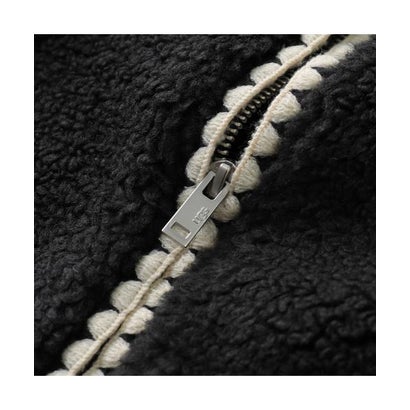 UGG フリースジャケット NIKIA CROCHET UGGFLUFF JACKET 1161670 （BLK/ブラック）｜詳細画像