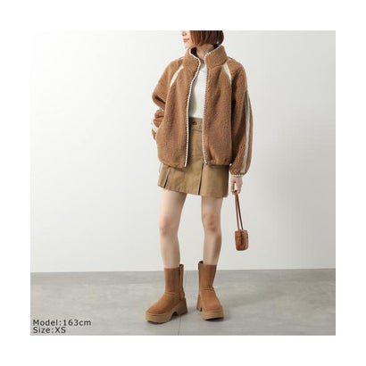 UGG フリースジャケット NIKIA CROCHET UGGFLUFF JACKET 1161670 （BLK/ブラック）｜詳細画像