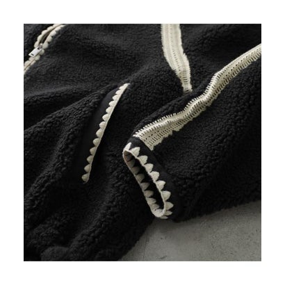 UGG フリースジャケット NIKIA CROCHET UGGFLUFF JACKET 1161670 （CHE/ブラウン）｜詳細画像