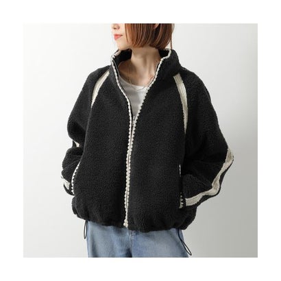 アグ UGG UGG フリースジャケット NIKIA CROCHET UGGFLUFF JACKET 1161670 （CHE/ブラウン）｜詳細画像