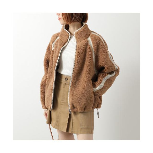 フリースジャケット NIKIA CROCHET UGGFLUFF JACKET 1161670 （CHE/ブラウン）
