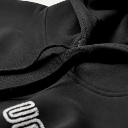 アグ UGG パーカー 1171478 裏起毛 レディース ロゴ トップス 長袖 プルオーバー スウェット W UGG LOGO HOODIE （ブラック）｜詳細画像
