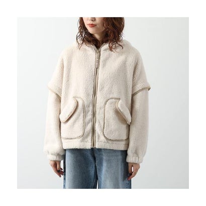 UGG パーカー W MARIELLA UGGFLUFF ZIP HOODIE 1173191 （CRM/CREAM-ホワイト）｜詳細画像