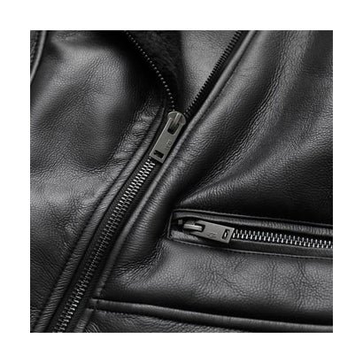 アグ UGG UGG ジャケット W FINNIAN LUXEFLUFF MOTO JACKET 1173393 （BLK/BLACK-ブラック）｜詳細画像