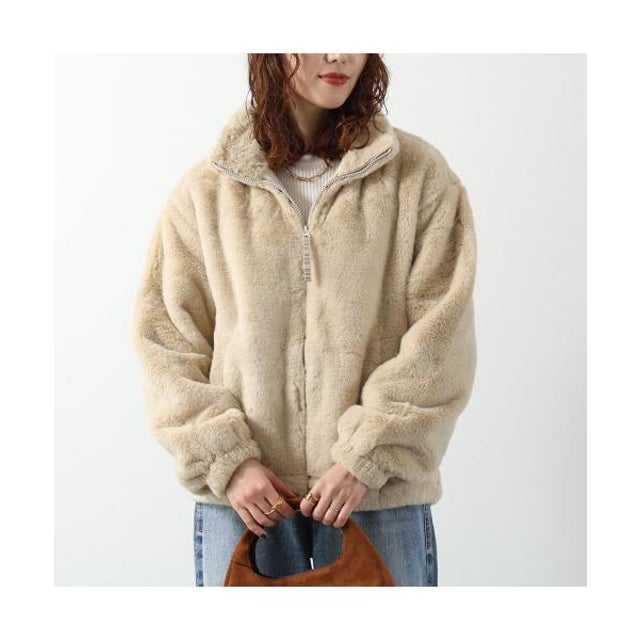 ジャケット W TASH FAUX FUR JACKET 1161090 （SPE/SPELT-ベージュ）
