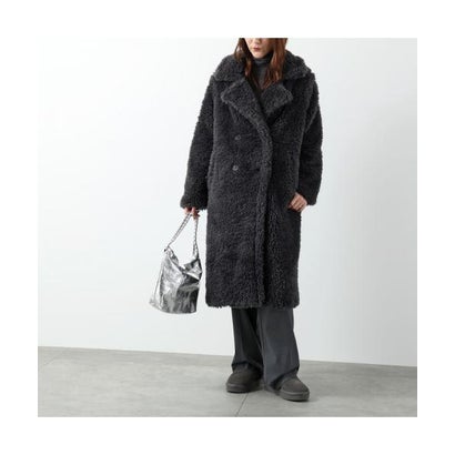 UGG テディコート W GERTRUDE LONG TEDDY COAT II 1180639 （SAN/SAND-ベージュ）｜詳細画像