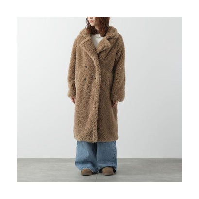 UGG テディコート W GERTRUDE LONG TEDDY COAT II 1180639 （SAN/SAND-ベージュ）｜詳細画像