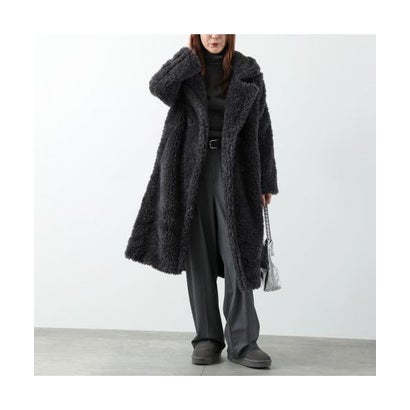 UGG テディコート W GERTRUDE LONG TEDDY COAT II 1180639 （INK/INK-ダークネイビー）｜詳細画像