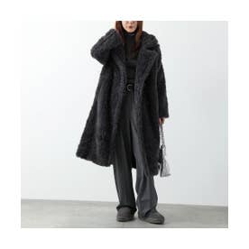 テディコート W GERTRUDE LONG TEDDY COAT II 1180639 （INK/INK-ダークネイビー）