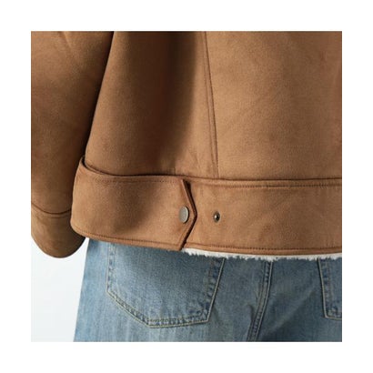 UGG ジャケット W FINNIAN LUXEFLUFF MOTO JACKET 1175610 （CHE/CHESTNUT）｜詳細画像