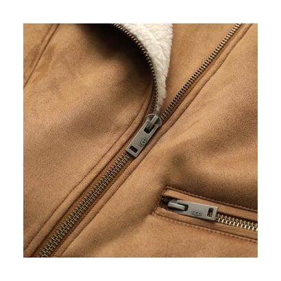 UGG ジャケット W FINNIAN LUXEFLUFF MOTO JACKET 1175610 （CHE/CHESTNUT）｜詳細画像