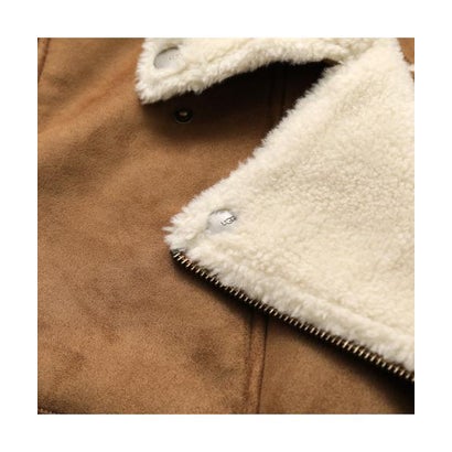 UGG ジャケット W FINNIAN LUXEFLUFF MOTO JACKET 1175610 （CHE/CHESTNUT）｜詳細画像