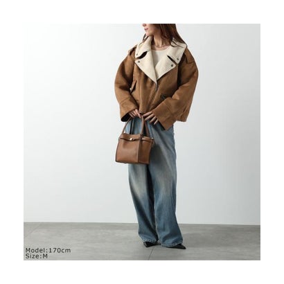 UGG ジャケット W FINNIAN LUXEFLUFF MOTO JACKET 1175610 （CHE/CHESTNUT）｜詳細画像