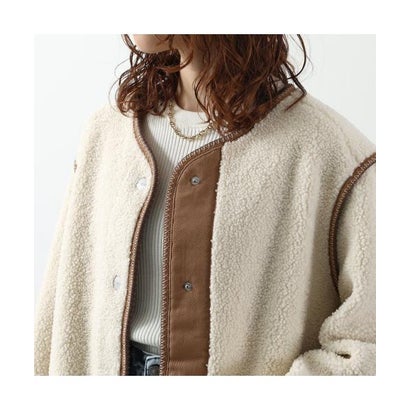 UGG ボアジャケット W EMMERSYN UGGBRAID JACKET 1171461 （THB/TAHOE-BLUE-ブルー）｜詳細画像