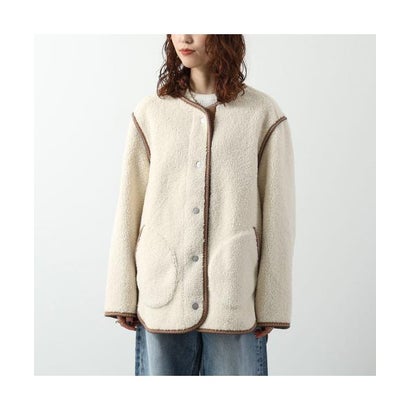UGG ボアジャケット W EMMERSYN UGGBRAID JACKET 1171461 （CRM/CREAM-ホワイト）｜詳細画像