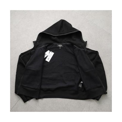 UGG パーカー W CLASSIC FULL-ZIP HOODIE 1180556 （BLK/BLACK-ブラック）｜詳細画像