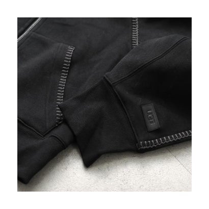 UGG パーカー W CLASSIC FULL-ZIP HOODIE 1180556 （BLK/BLACK-ブラック）｜詳細画像