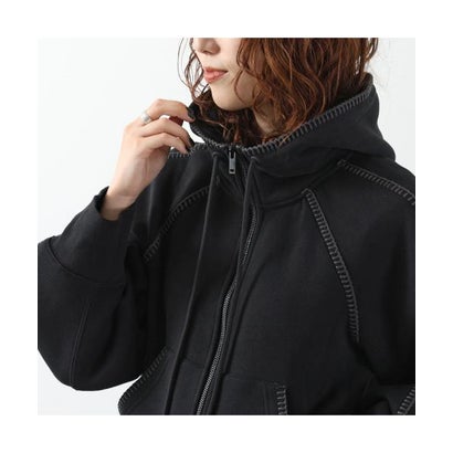 UGG パーカー W CLASSIC FULL-ZIP HOODIE 1180556 （BLK/BLACK-ブラック）｜詳細画像