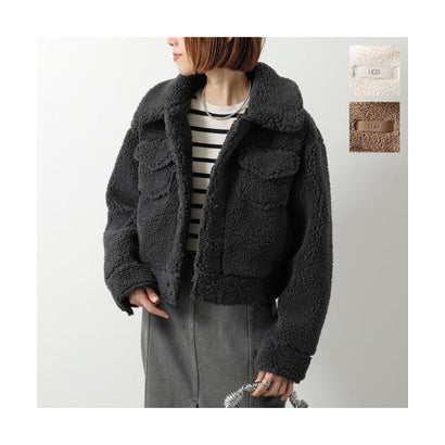 UGG ボア ジャケット FRANKIE SHORT TRUCKER JACKET 1171459 （CHE/CHESTNUT-キャメル）｜詳細画像