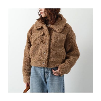 UGG ボア ジャケット FRANKIE SHORT TRUCKER JACKET 1171459 （CHE/CHESTNUT-キャメル）｜詳細画像