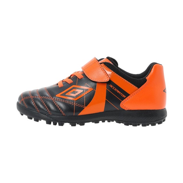 サッカー アクセレイター SB JR WIDE UF6FCST2J （BKOR BLACK/ORANGE/BLACK）