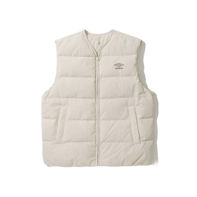 UMBRO LIGHTWEIGHT DOWN VEST（ライトウェイト ダウンベスト） （オイスターベージュ）