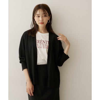 【アンサンブル可能】シルクウールカシミヤカーディガン （グレージュ(050)）｜詳細画像