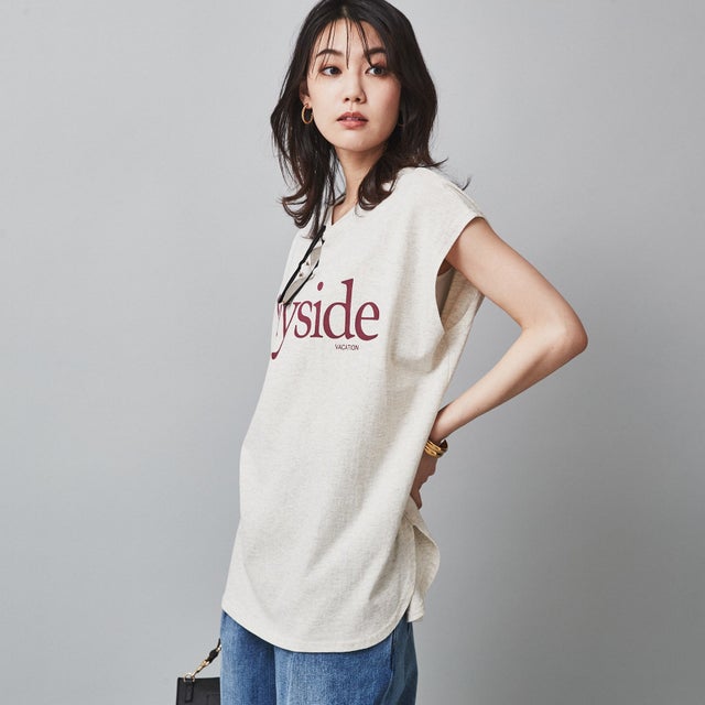 
                    【CHIGNON】BaysideフレンチTシャツ （ライトベージュ(051)）