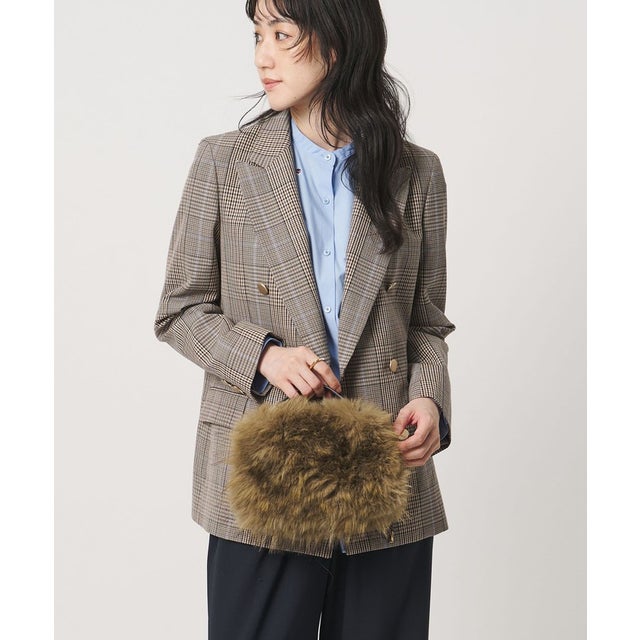 ＜GIANNI CHIARINI＞ALIFA FF S バッグ （DK.BROWN）