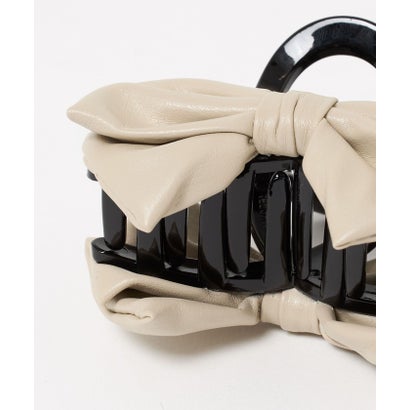 UA LTR/LIKE BOW HAIRCLIP （BEIGE）｜詳細画像