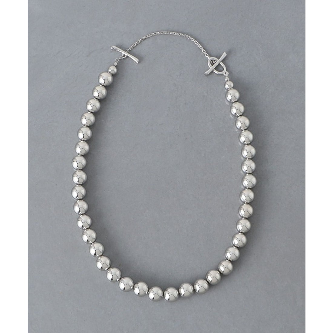 UNITED ARROWS メタルボール 2WAY ネックレス （SILVER 