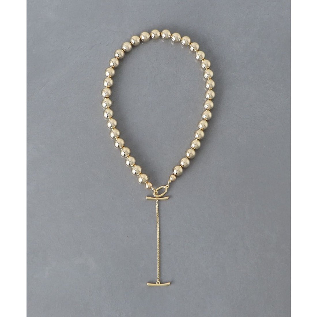 UNITED ARROWS メタルボール 2WAY ネックレス （SILVER 