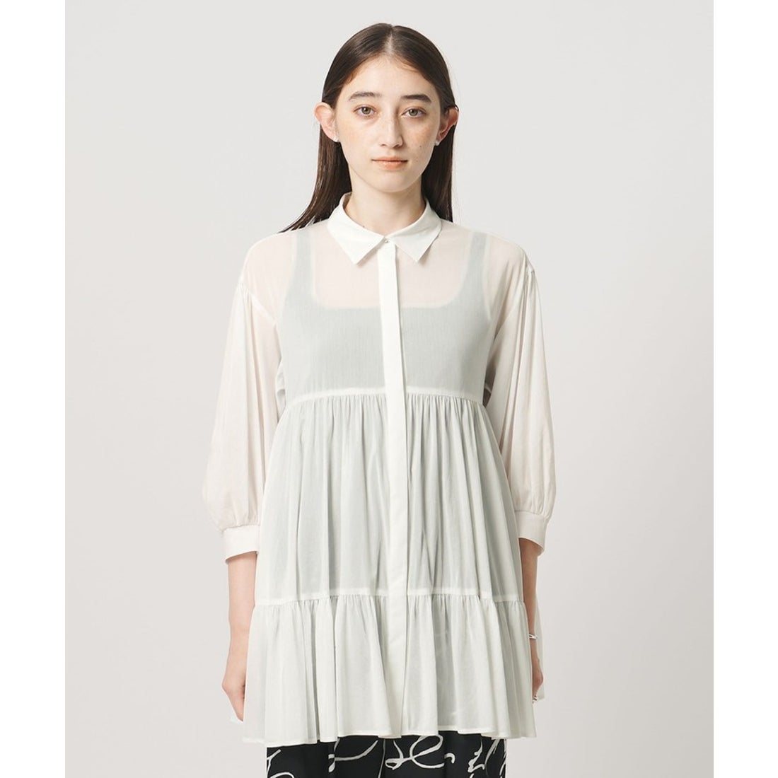 UNITED ARROWS ボイル ティアード チュニック （その他1