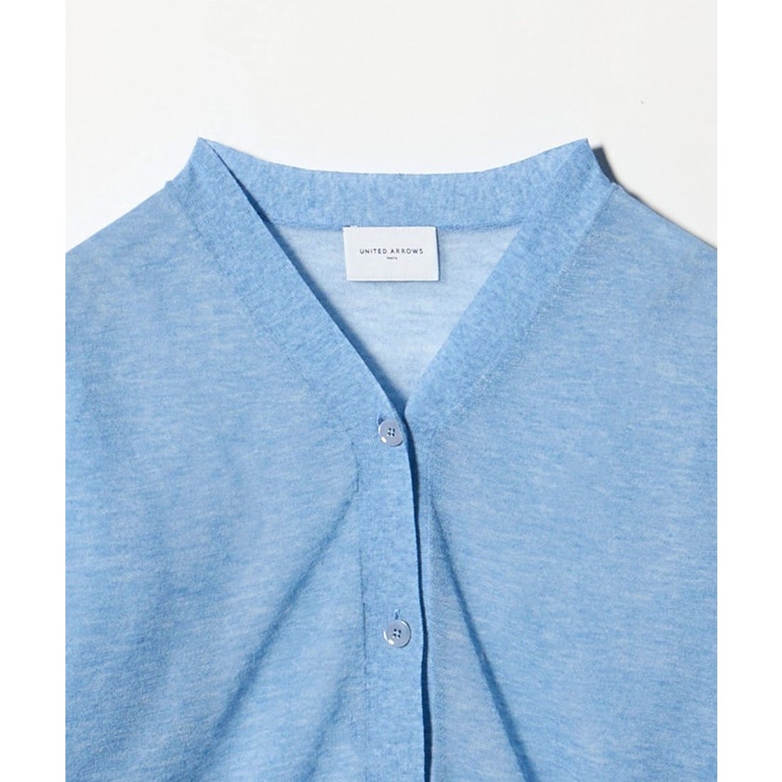 united arrows シアー Vネック カーディガン ウォッシャブル UNITED ARROWS シアー Vネック カーディガン ‐ウォッシャブル‐ （NAVY