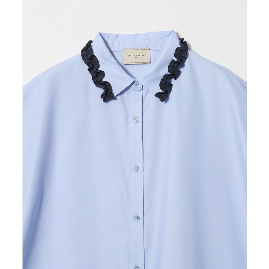 UNITED ARROWS ミニフリル シャツ （OFF WHITE） - ファッション通販