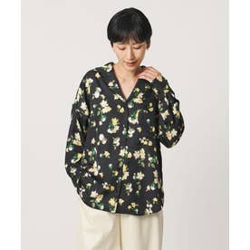UNITED ARROWS シルクライク オープンカラー シャツ ‐ウォッシャブル 