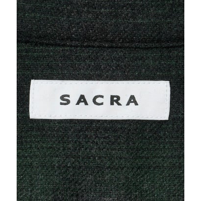 ＜SACRA＞オンブレチェック シャツ （DK.GREEN）｜詳細画像