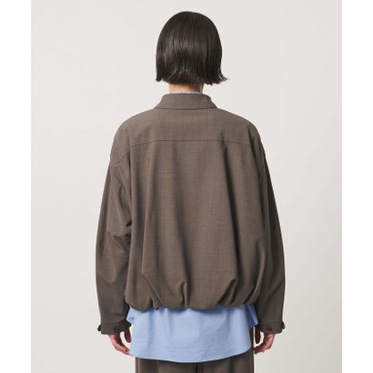 ユナイテッドアローズ UNITED ARROWS T/W ジップアップ シャツ （YELLOW）｜詳細画像