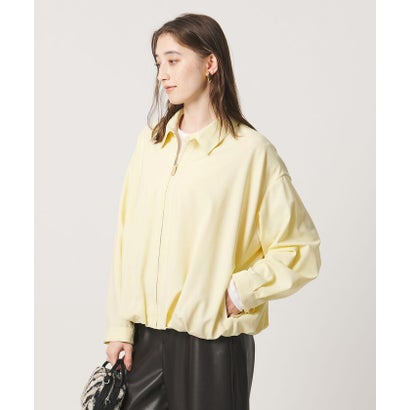 ユナイテッドアローズ UNITED ARROWS T/W ジップアップ シャツ （YELLOW）｜詳細画像