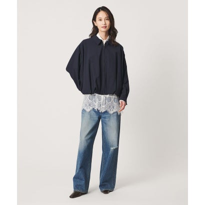 ユナイテッドアローズ UNITED ARROWS T/W ジップアップ シャツ （YELLOW）｜詳細画像