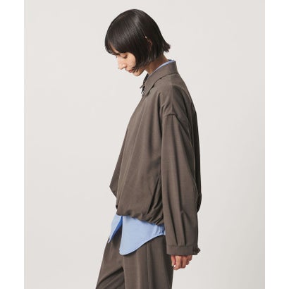 ユナイテッドアローズ UNITED ARROWS T/W ジップアップ シャツ （YELLOW）｜詳細画像