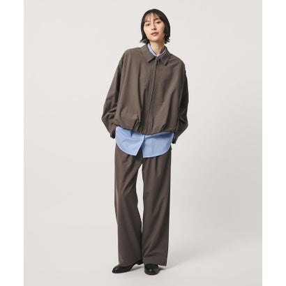 ユナイテッドアローズ UNITED ARROWS T/W ジップアップ シャツ （YELLOW）｜詳細画像
