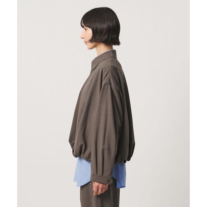 ユナイテッドアローズ UNITED ARROWS T/W ジップアップ シャツ （YELLOW）｜詳細画像