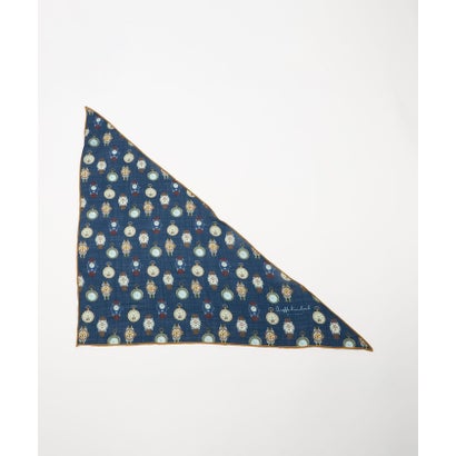＜Dieffe Kinloch＞WL トライアングル スカーフ （NAVY）｜詳細画像