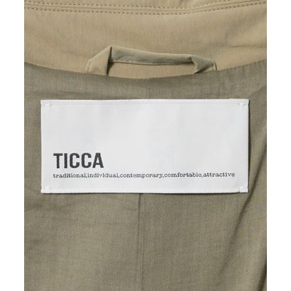ユナイテッドアローズ UNITED ARROWS ＜TICCA＞パデット ステンカラーコート （BEIGE）｜詳細画像