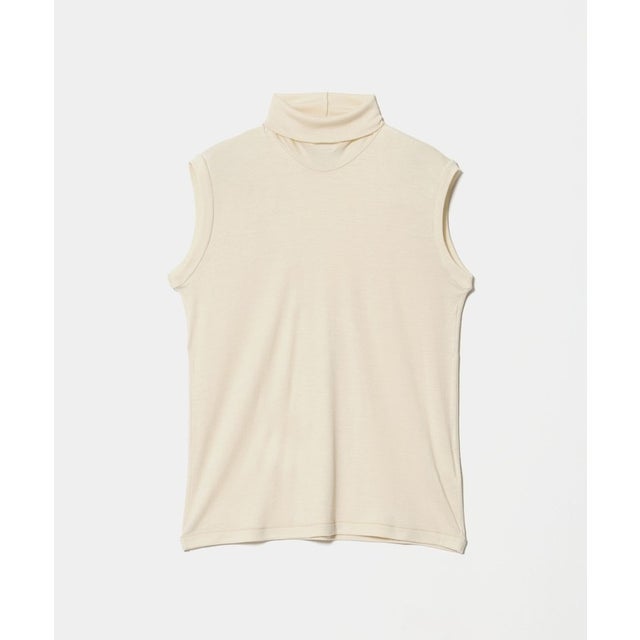 ＜GOOD PEOPLE GOOD STITCHING GOOD PRODUCT＞コンフォート ノースリーブ ニット （CREAM）