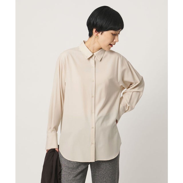 レギュラーカラー ロング シャツ （NATURAL）