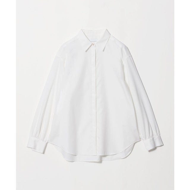ピンオックス パールライク ボタン シャツ （OFF WHITE）