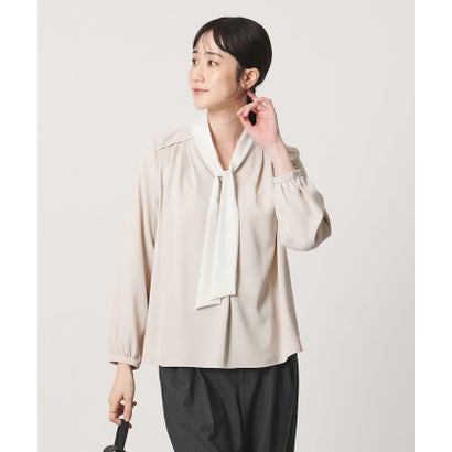 ジョーゼット ボウタイ ブラウス （OFF WHITE）｜詳細画像
